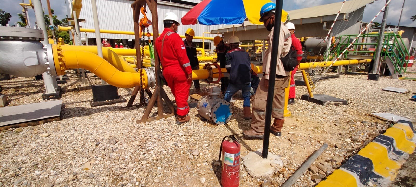 Future Tie in New Pipe Line SGP1 - Context Image